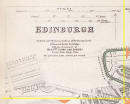 Edinburgh  -  1844  -  A section from a map produced for the Society for the Dissemination of Useful Knowledge