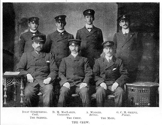 'The "Albatross" Yacht Mission' - 1930s leaflet - The Crew