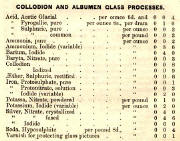 Calotype  -  Bland & Long  -  1856  -  Chemicals for the Collodion and Albumen Processes