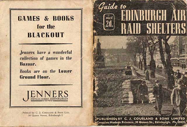 Guide to Edinburgh Air Raid Shelters