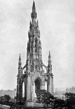 Photograph from View Album of Edinburgh & District, published by Patrick Thomson around 1900  -  Scott Monument