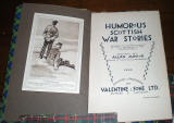 Book published by Valentine & Sons  -  Humerous Scottish War Stories