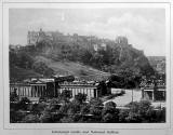 Photographic View Album of Edinburgh - Photograph of Edinburgh Castle and National Gallery