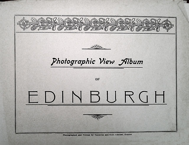 Photographic View Album of Edinburgh - Frontispiece
