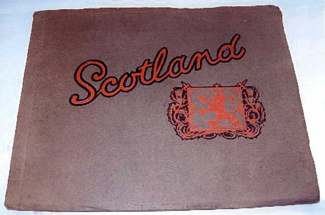 Book published by Valentine & Sons Ltd  -  Scotland Picturesque and Romantic  -  Cover