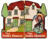 The front and back covers of a children's book by Valentine & Sons Ltd  -  The Doll's House