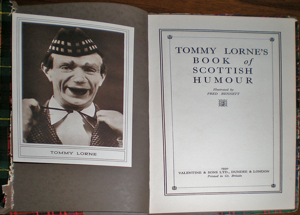 Book published by Valentine & Sons  -  The Book of Scottish Humour