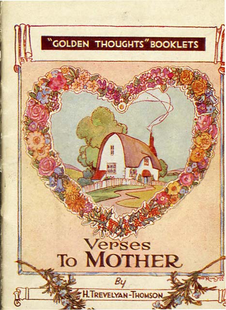 The cover of a small book in Valentine's 'Golden Thoughts' series of 