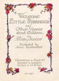 The cover of a small book in Valentine's 'Golden Thoughts' series of booklets  - Welcome Litttle Stranger