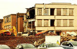 Demolition of Ainslie Park School, East Pilton, Edinburgh