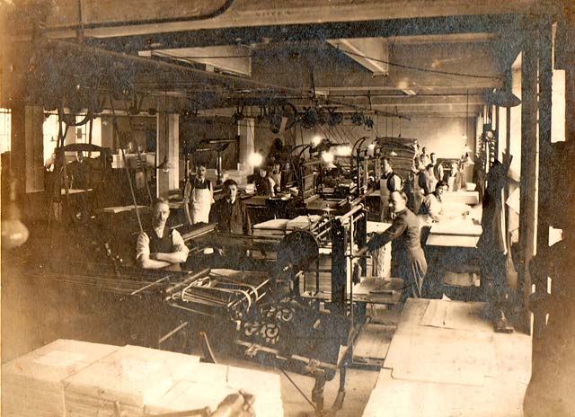 The Printing Dept at Andrew Whites, Easter Road, Edinburgh