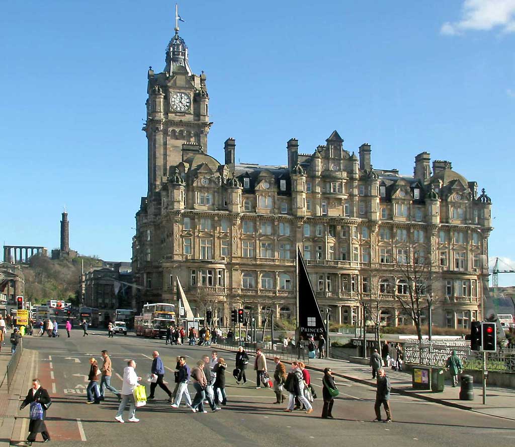 The Balmoral Hotel at the East End of Princes Street