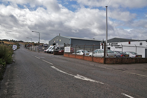 The site of Bankfield Cottages at The Wisp, Edinburgh  -  Photo taken August 2014