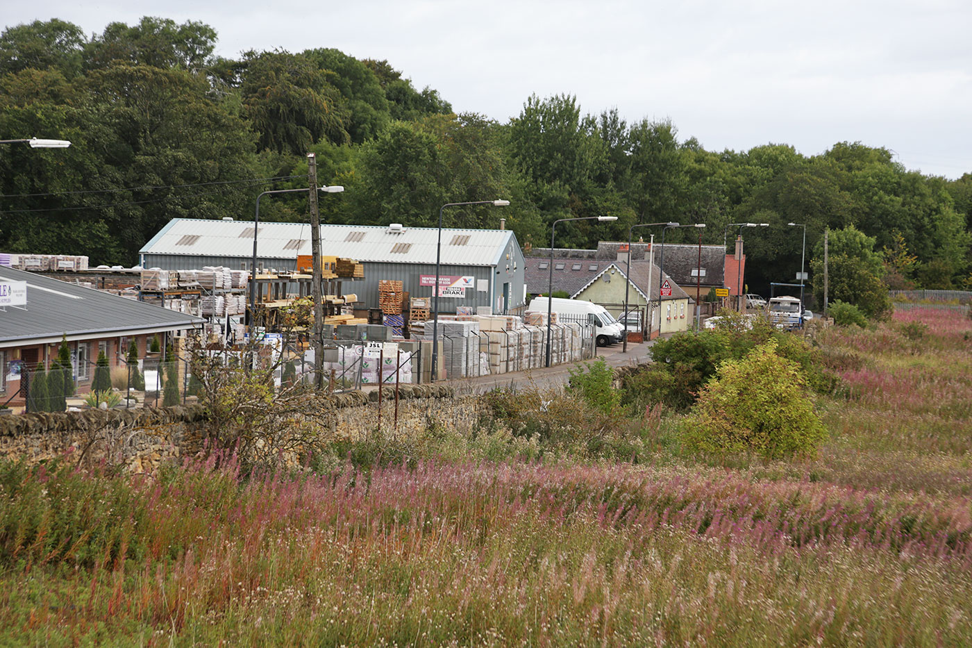 The site of Bankfield Cottages at The Wisp, Edinburgh  -  Photo taken August 2014