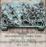 The Black Watch Monument at the corner of Market Street and North Bank Street