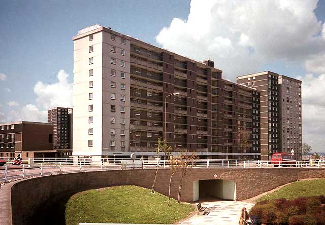 Broomview House, Sighthill Edinburgh  -  Photograph taken 1987