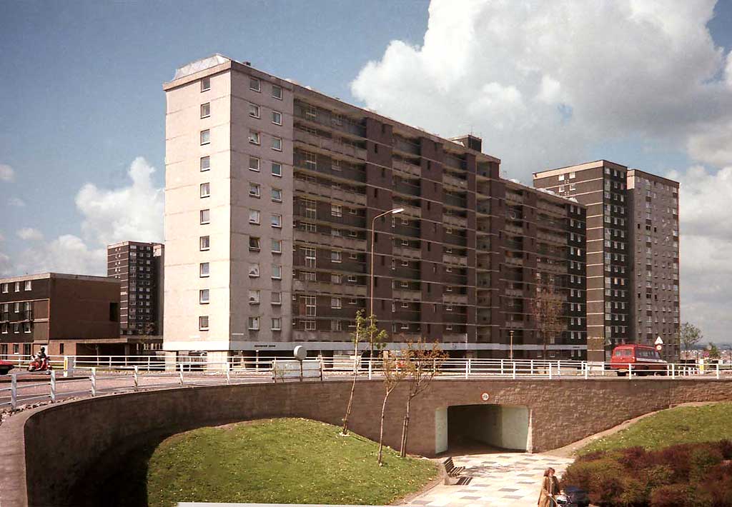 Broomview House, Sighthill Edinburgh  -  Photograph taken 1987