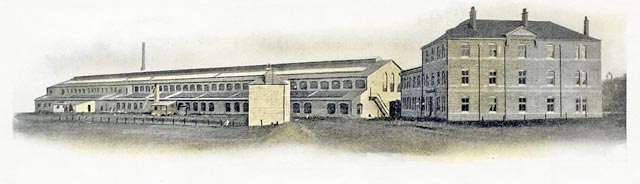 Bruce Peebles Factory and Offices, East Pilton  -  1908