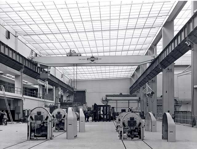 Construction of the new Bruce Peebles transformer factory in the early 1960s