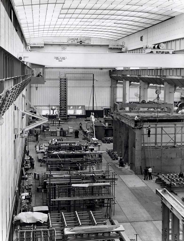 Construction of the new Bruce Peebles transformer factory in the early 1960s