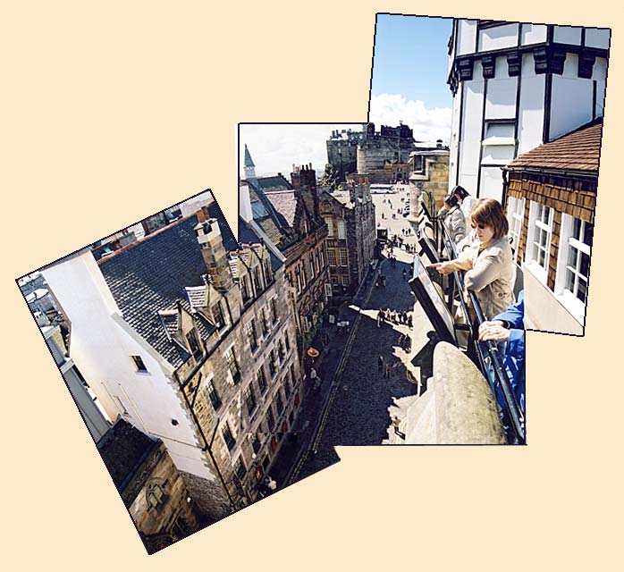 View from the Camera Obscura  -  Castlehil   -  A picture compiled from four photographs