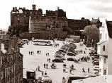 View from the Camera Obscura  -  The Castle Esplanade  -  Sepia