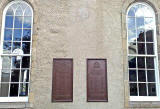 Plaque in Canongate Kirk grounds to William Younger employees who died during World War 1 World War 2