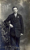 Jimmy gordon, one of the men photographed at Central Bar, Leith  -  wearing civvies