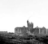 Chancelot Mill, Bonnington, Demolition of the Chimney  - 1971
