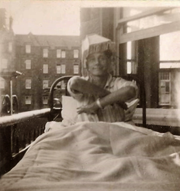 TB Patient at the City Hospital  -  photo taken around 1948-52