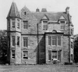 Clermiston House  -  Rear of the house + Uncle + Grandfather