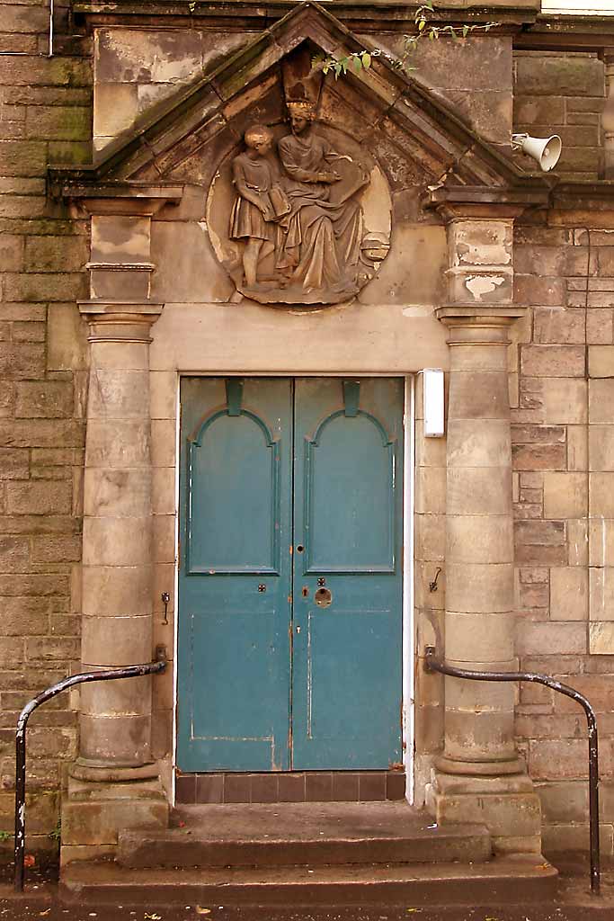 Craiglockhart Primary School, Ashley Terrace, North Merchiston  -  School Door, Left  -  Photograph November 2006