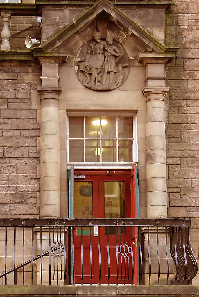 Craiglockhart Primary School, Ashley Terrace, North Merchiston  -  School Door, Right  -  Photograph November 2006