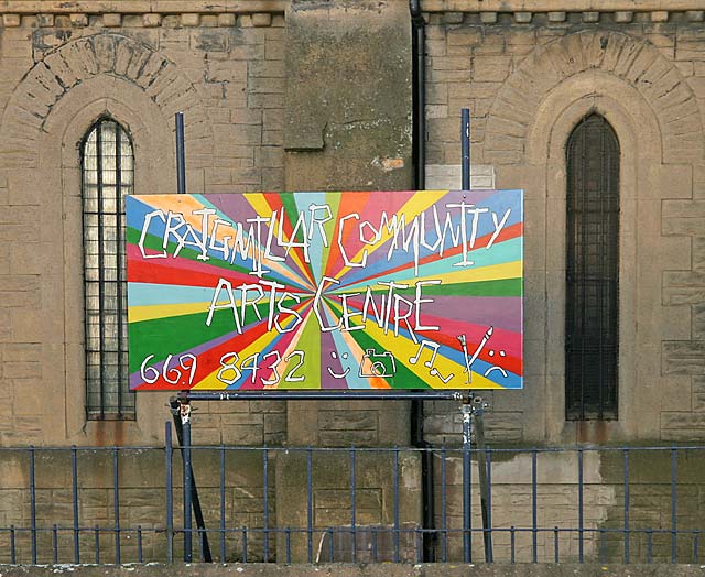 Craigmillar Community Arts Centre  -  View from the north:  zoom-in