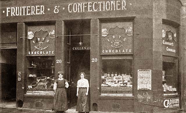 Cullen & Co, Fruitier & Confectioner - No 20, but which street?