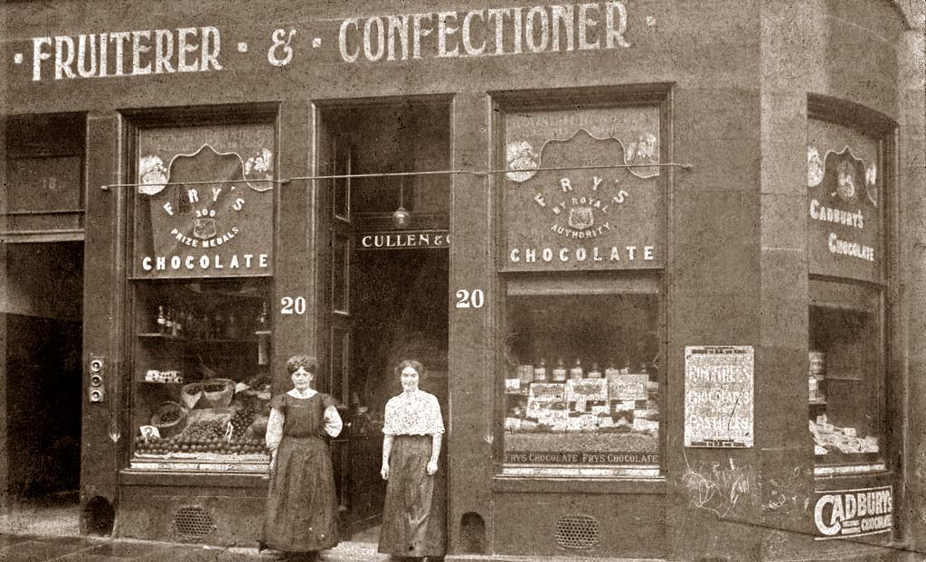 Cullen & Co, Fruitier & Confectioner - No 20, but which street?