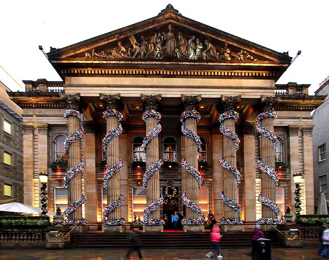 George Street  -  Christmas Decorations at The Dome, December 2011