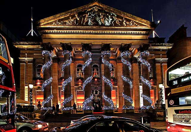 George Street  -  Christmas Decorations at The Dome, December 2011