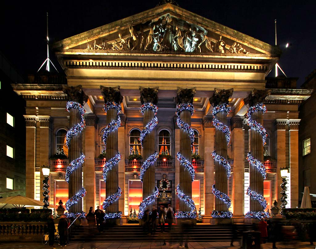 George Street  -  Christmas Decorations at The Dome, December 2011