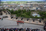 Edinburgh Castle  -  '21 Gun Salute' to celebrate The Queen's Official Birthday  -  June 15, 2013