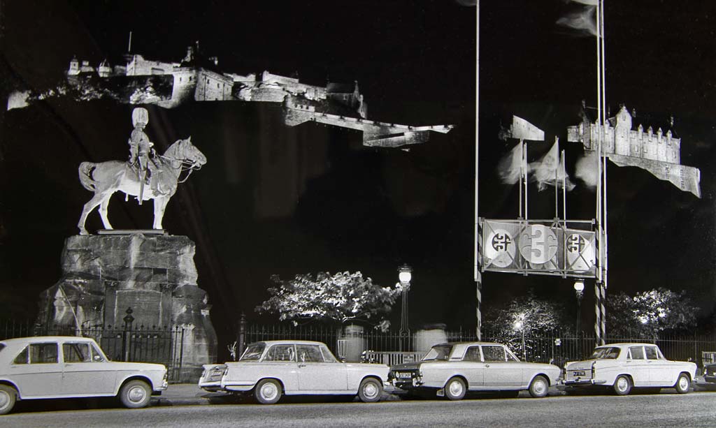 Edinburgh Castle, Floodlit   -  September 1971