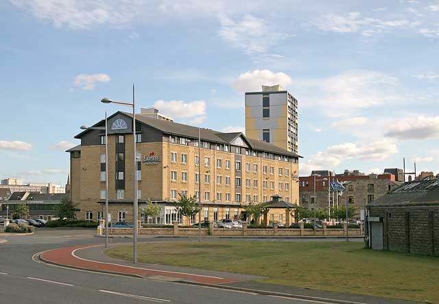 Express Holiday Inn - a new hotel near the 'Ocean Terminal' entrance to Leith Docks