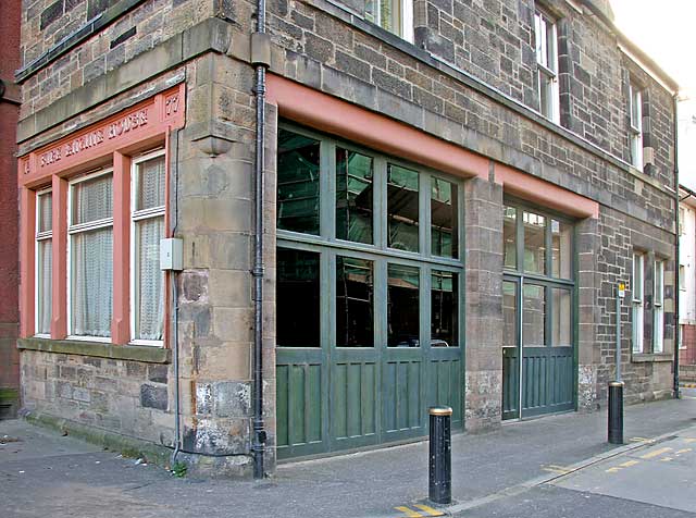 The former fire station beside Dr Bell's School, Leith  -  Photograph taken November 2005