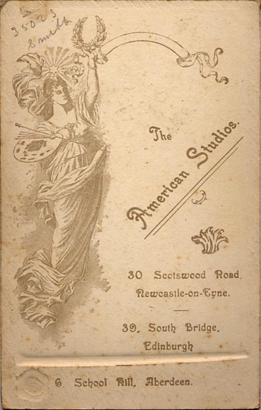 The American Studios  -  Cabinet Print 2  -  back