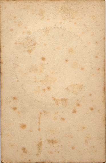 Te American Studios  -  Cabinet Print 6  -  back