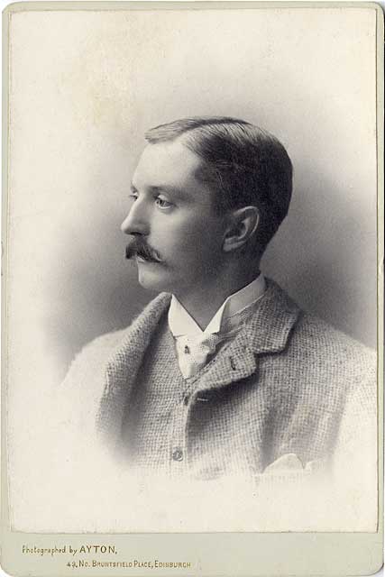 Cabinet Print by Alex Ayton  -  Profile of a man