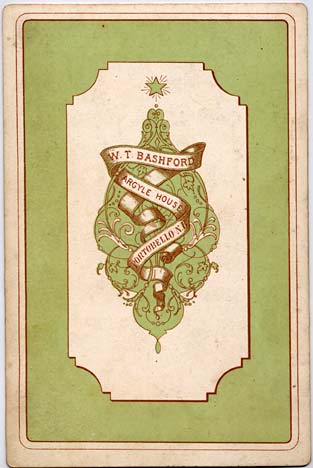 Bashford - back of Cabinet Print - green back