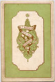 Bashford  -  back of Cabinet Print  -  green back