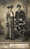 Photograph from the studio of R Brown  -  James and Christina David, great-grandparents of David Stewart