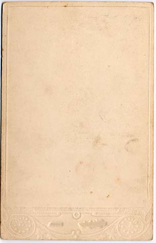Cabinet Print of a Lady (back) - Fairbairn - blank on the back
